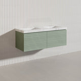 1200mm Lukka Sedona Modern Fluted Wall Hung PVC Vanity Variant Colour Available