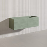 1200mm Lukka Sedona Modern Fluted Wall Hung PVC Vanity Variant Colour Available