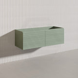 1200mm Lukka Sedona Modern Fluted Wall Hung PVC Vanity Variant Colour Available