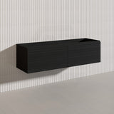 1500mm Lukka Sedona Modern Fluted Wall Hung PVC Vanity Variant Colour Available