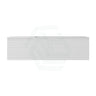 600-1500mm Lukka Sedona Modern Fluted Wall-Hung PVC Vanity in Matt White