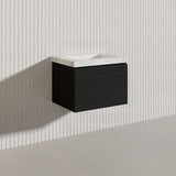 600mm Lukka Sedona Modern Fluted Wall Hung PVC Vanity Variant Colour Available