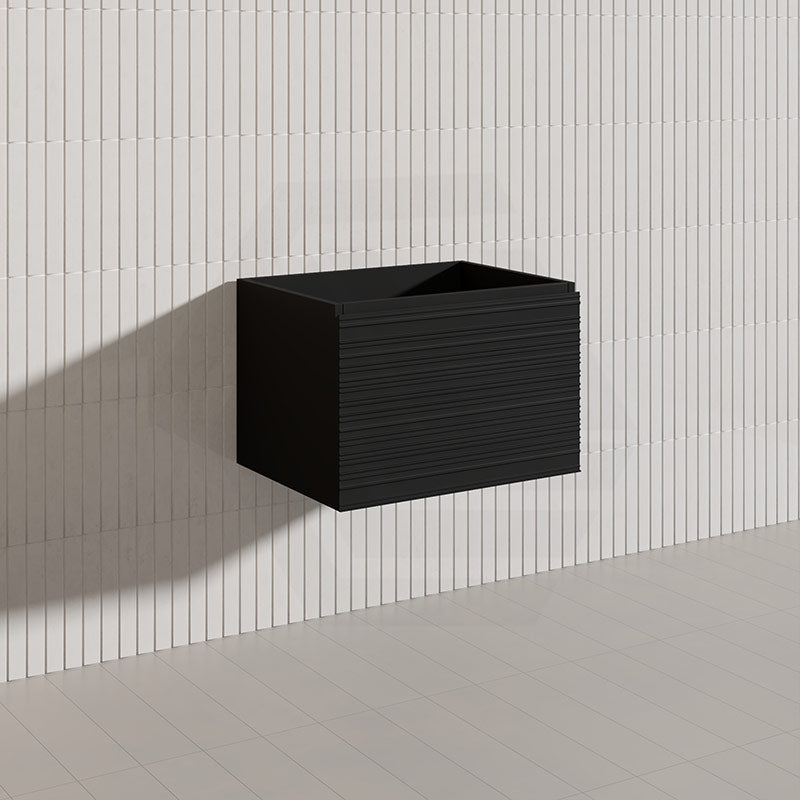 600mm Lukka Sedona Modern Fluted Wall Hung PVC Vanity Variant Colour Available