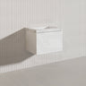 600mm Lukka Sedona Modern Fluted Wall Hung PVC Vanity Variant Colour Available