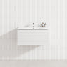 600-1500mm Lukka Sedona Modern Fluted Wall-Hung PVC Vanity in Matt White
