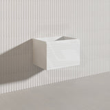 600mm Lukka Sedona Modern Fluted Wall Hung PVC Vanity Variant Colour Available