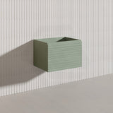 600mm Lukka Sedona Modern Fluted Wall Hung PVC Vanity Variant Colour Available