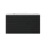 600-1500mm Lukka Sedona Modern Fluted Wall Hung PVC Vanity Matt Black
