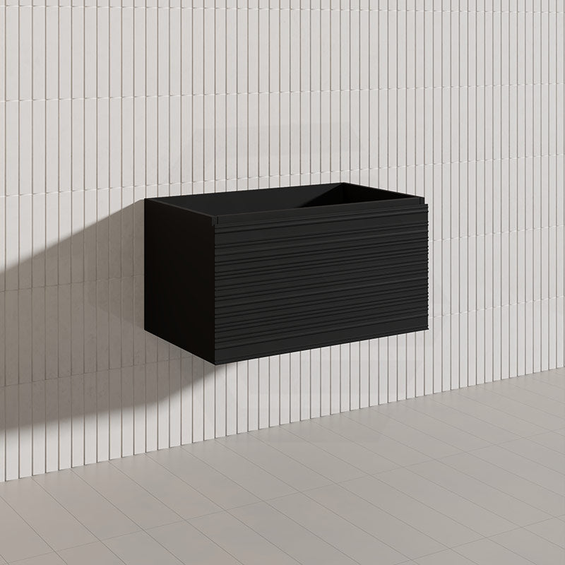 750mm Lukka Sedona Modern Fluted Wall Hung PVC Vanity Variant Colour Available
