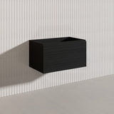 750mm Lukka Sedona Modern Fluted Wall Hung PVC Vanity Variant Colour Available