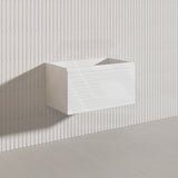 750mm Lukka Sedona Modern Fluted Wall Hung PVC Vanity Variant Colour Available