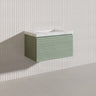 750mm Lukka Sedona Modern Fluted Wall Hung PVC Vanity Variant Colour Available