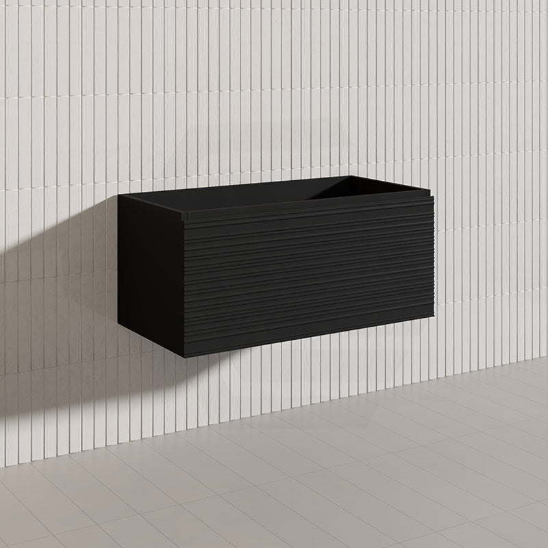 900mm Lukka Sedona Modern Fluted Wall Hung PVC Vanity Variant Colour Available