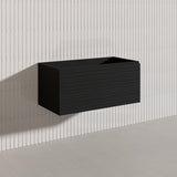 900mm Lukka Sedona Modern Fluted Wall Hung PVC Vanity Variant Colour Available
