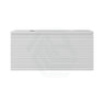 600-1500mm Lukka Sedona Modern Fluted Wall-Hung PVC Vanity in Matt White