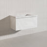 900mm Lukka Sedona Modern Fluted Wall Hung PVC Vanity Variant Colour Available