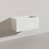 900mm Lukka Sedona Modern Fluted Wall Hung PVC Vanity Variant Colour Available