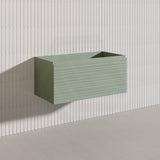 900mm Lukka Sedona Modern Fluted Wall Hung PVC Vanity Variant Colour Available