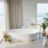 Lukka Nova Slim Freestanding Bathtub Acrylic with Overflow 1690mm - Variant Colour Available