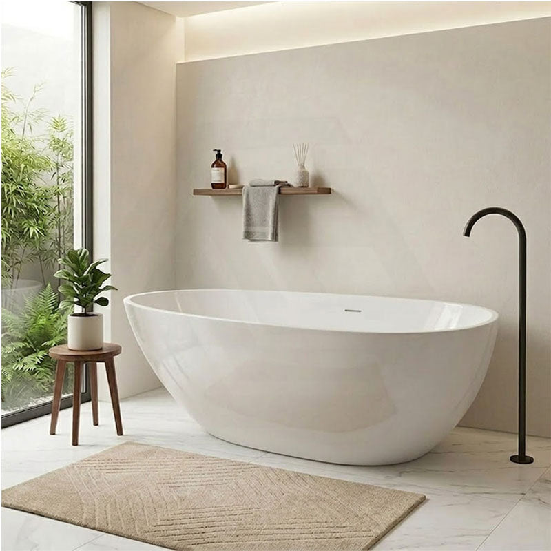 Lukka Nova Slim Freestanding Bathtub Acrylic with Overflow 1690mm - Variant Colour Available