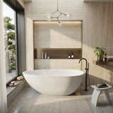 Lukka Nova Slim Freestanding Bathtub Acrylic with Overflow 1690mm - Variant Colour Available