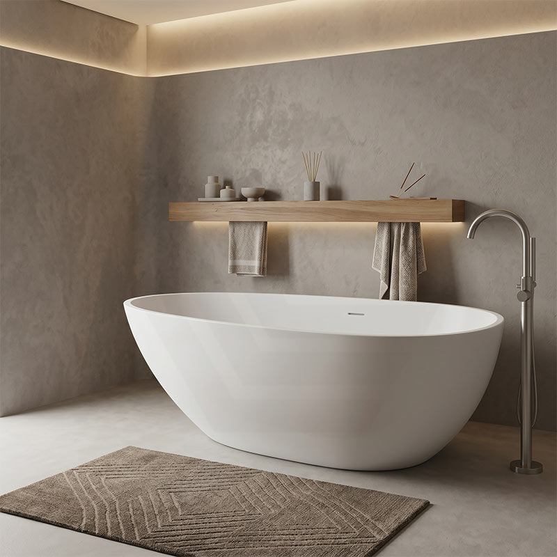 Lukka Nova Slim Freestanding Bathtub Acrylic with Overflow 1690mm - Variant Colour Available