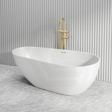 Lukka Nova Slim Freestanding Bathtub Acrylic with Overflow 1690mm - Variant Colour Available