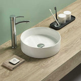 300/350/394mm Lukka Olley Round Above Counter Ceramic Basin Variant Colour Available