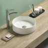 300/350/394mm Lukka Olley Round Above Counter Ceramic Basin Variant Colour Available