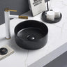300/350/394mm Lukka Olley Round Above Counter Ceramic Basin Variant Colour Available