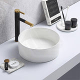 300/350/394mm Lukka Olley Round Above Counter Ceramic Basin Variant Colour Available