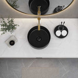 Lukka Olley Round Above Counter Ceramic Basin 300/350/394mm - 5 Colours Available