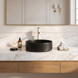 Lukka Olley Round Above Counter Ceramic Basin 300/350/394mm - 5 Colours Available