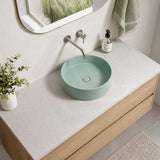 Lukka Olley Round Above Counter Ceramic Basin 300/350/394mm - 5 Colours Available