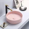 300/350/394mm Lukka Olley Round Above Counter Ceramic Basin Variant Colour Available