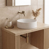 Lukka Olley Round Above Counter Ceramic Basin 300/350/394mm - 5 Colours Available