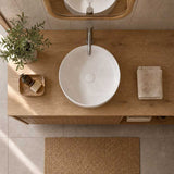 Lukka Olley Round Above Counter Ceramic Basin 300/350/394mm - 5 Colours Available