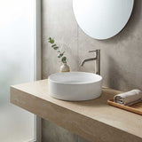 Lukka Olley Round Above Counter Ceramic Basin 300/350/394mm - 5 Colours Available