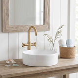Lukka Olley Round Above Counter Ceramic Basin 300/350/394mm - 5 Colours Available