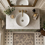Lukka Olley Round Above Counter Ceramic Basin 300/350/394mm - 5 Colours Available