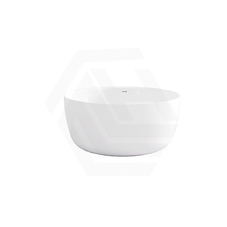 Lukka 1350mm Olley Round Free Standing Acrylic Bathtub with Overflow Variant Colour Available