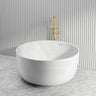 Lukka 1350mm Olley Round Freestanding Acrylic Bathtub with Overflow Variant Colour Available