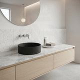 Lukka Olley Fine Ceramic Fluted Above Counter Basin 360/400mm - Variant Colour Available