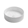 Lukka Olley 360/400mm Fine Ceramic Fluted Above Counter Basin Variant Colour Available