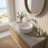 Lukka Olley Fine Ceramic Fluted Above Counter Basin 360/400mm - Variant Colour Available