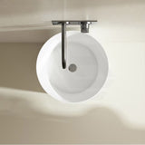 Lukka Ollia 445×455×860mm Matt White Freestanding Pedestal Acrylic Basin