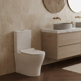 Lukka Orta Tornado Rimless Back to Wall Toilet Suite 700x385x841mm - Gloss White