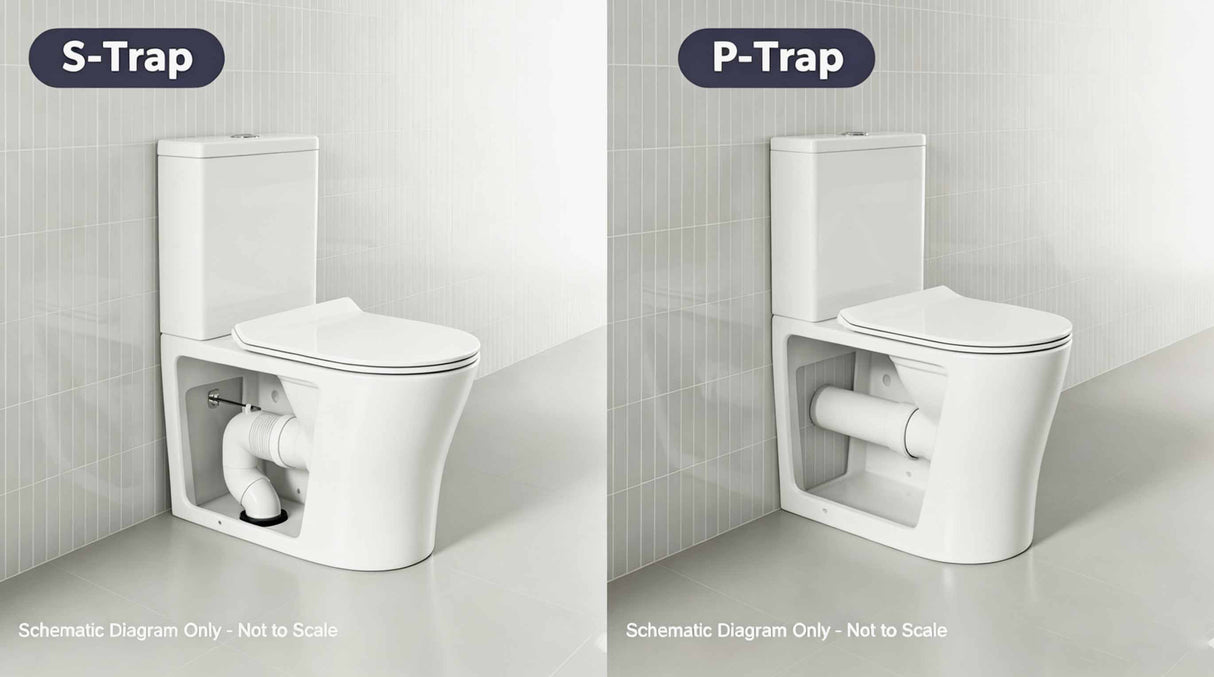 Lukka Orta Tornado Rimless Back to Wall Toilet Suite 700x385x841mm - Gloss White