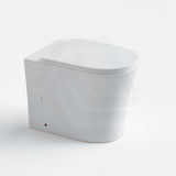 Lukka Orta 570x360x430mm Tornado Rimless Wall Faced Floor Pan Gloss / Matt White Available