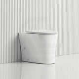 Lukka Orta 570x360x430mm Tornado Rimless Wall Faced Floor Pan Gloss / Matt White Available